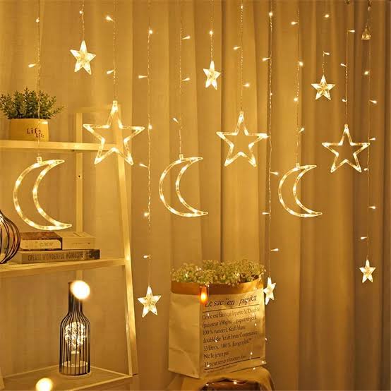 Star Moon Curtain lights